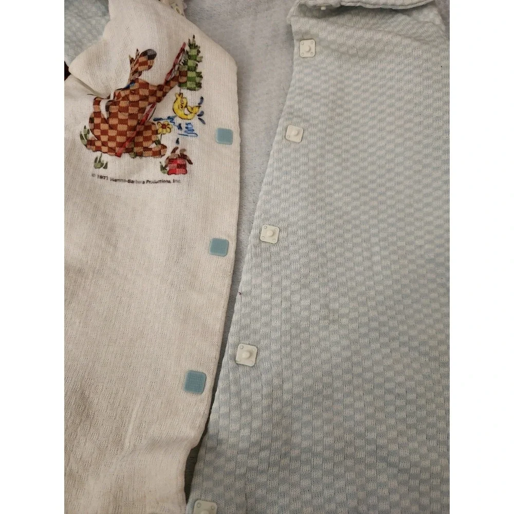 Vintage Rare 1972 Scooby-doo Pajamas Sleeper Unisex Snap Button Long Sleeve‎ VTG